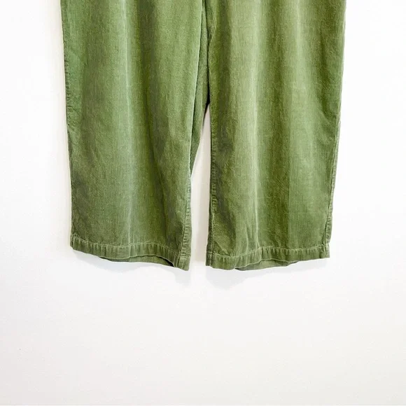 Gudrun Sjoden Corduroy Pants Wide Leg Trousers Spring Green XL - Picture 5 of 10